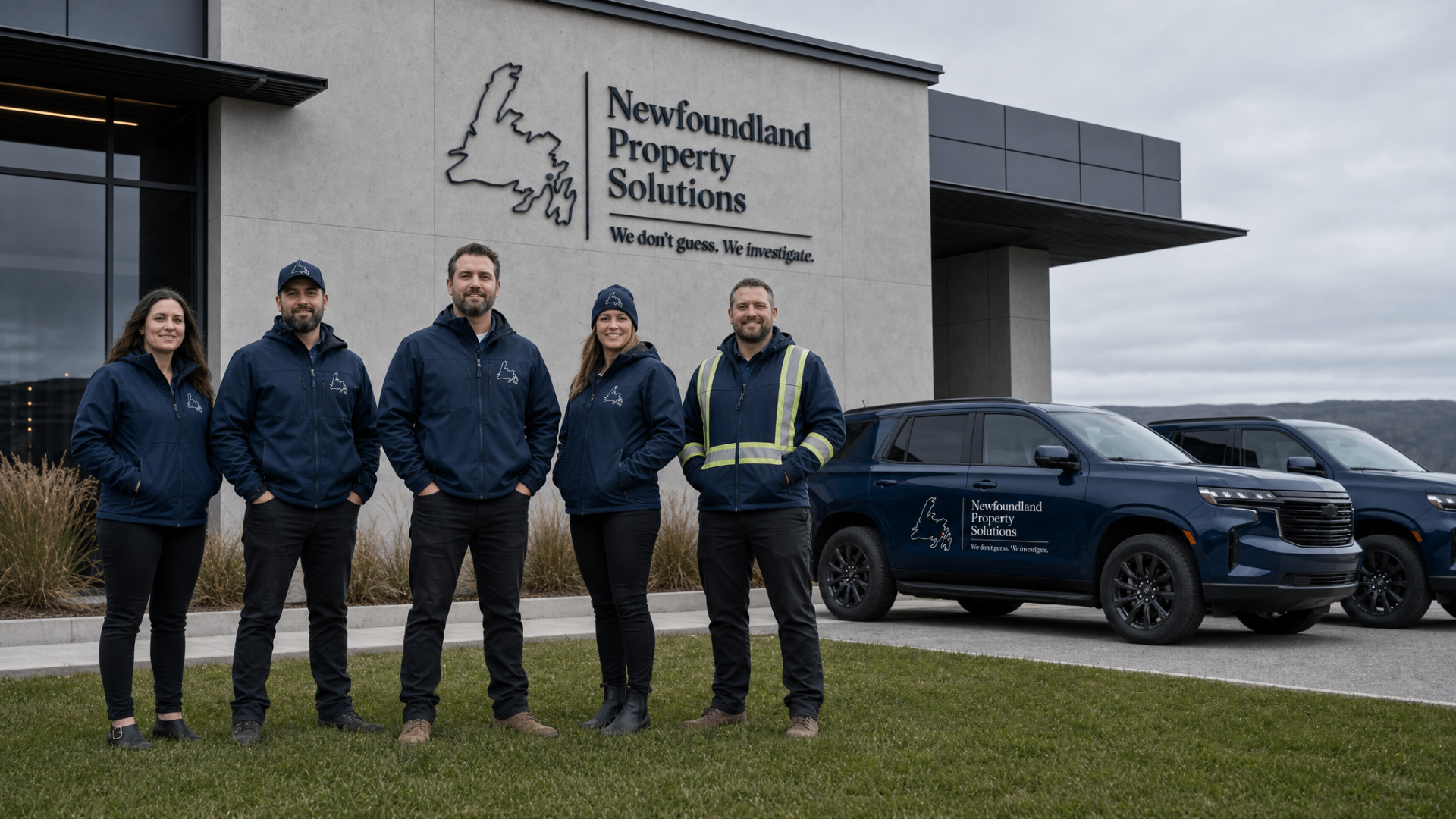 The Newfoundland Property Solutions team on-site in St. John's
