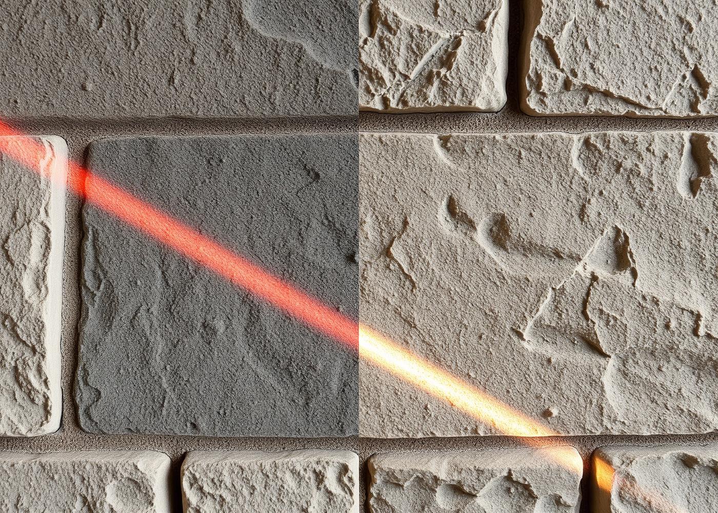 Surface preparation on the exterior